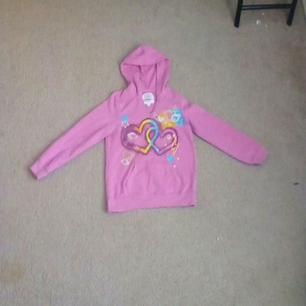 Pink hoodie